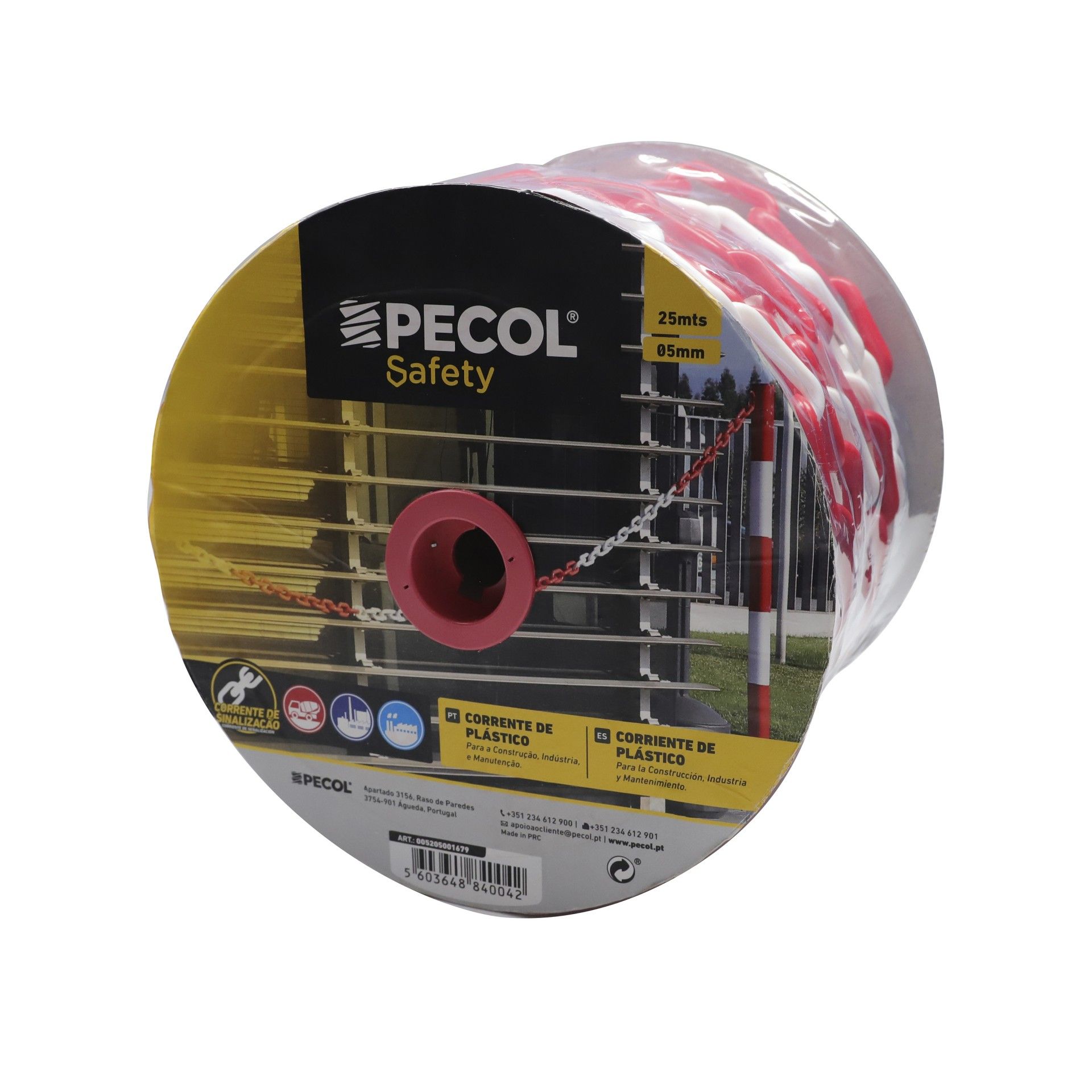 Corrente Segurança Plástico 5mm 25m