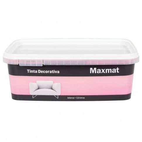 Tinta Decorativa 2,5L Rosa Tóquio Tinta Decorativa 2,5L Rosa Tóquio