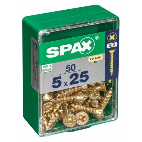 SPAX CP YELLOX 5x25mm M SPAX CP YELLOX 5x25mm M