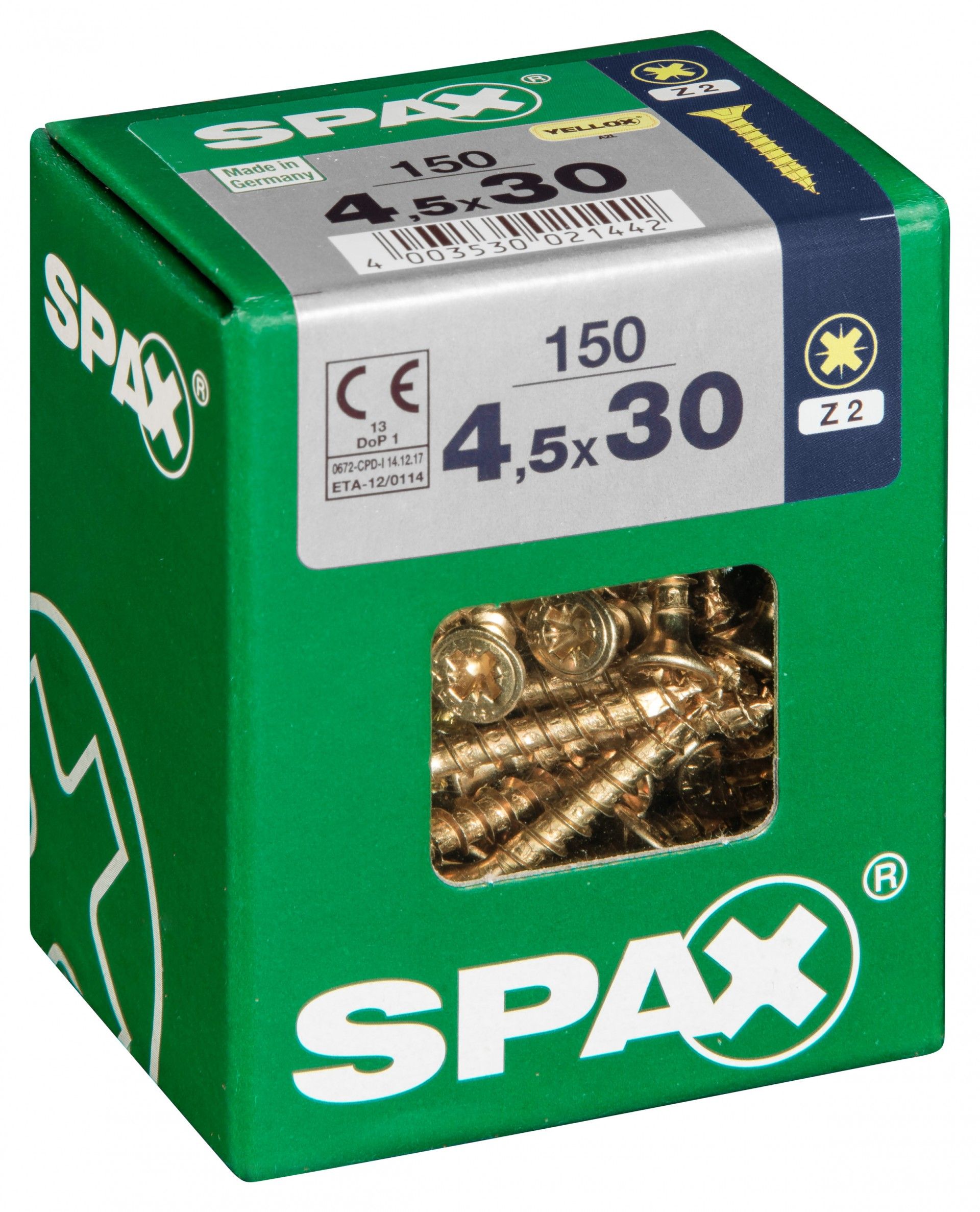 SPAX CP YELLOX 4,5x30mm L