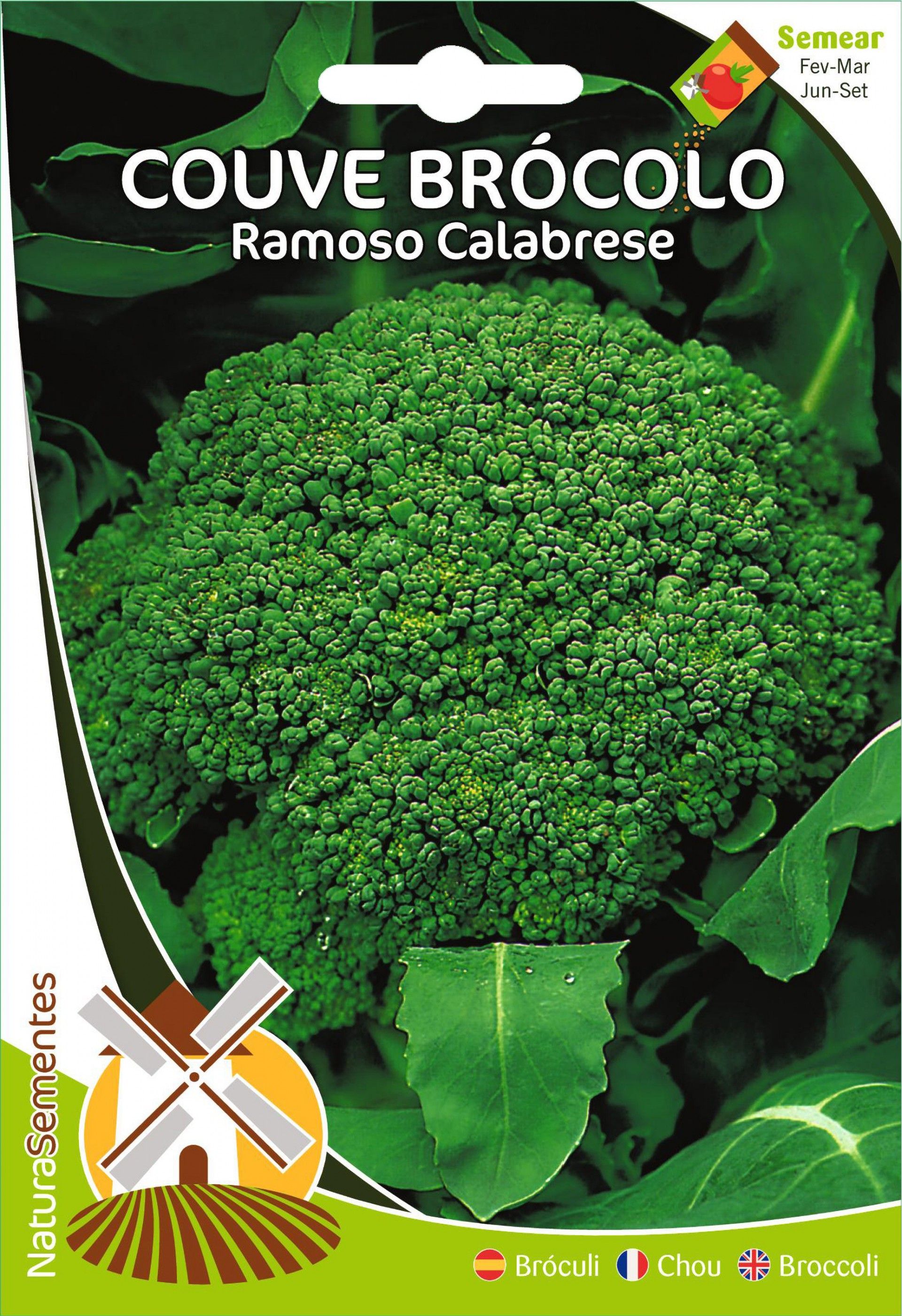 Couve Brócolo Ramoso Calabrese