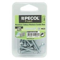 Parafuso Cabeça Menisco Combi M4x25 Parafuso Cabeça Menisco Combi M4x25