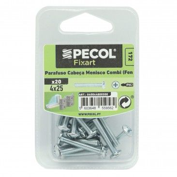 Parafuso Cabe�a Menisco Combi M4x25
