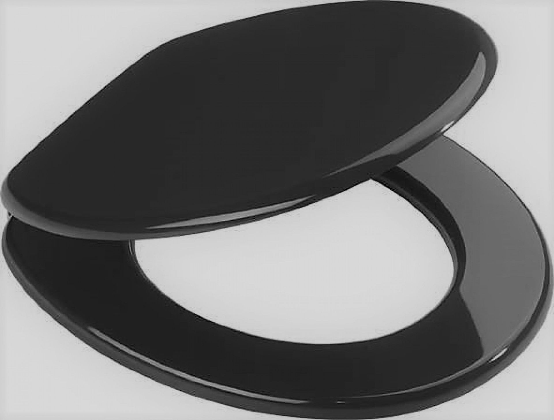 Tampo Sanita Soft Close Preto