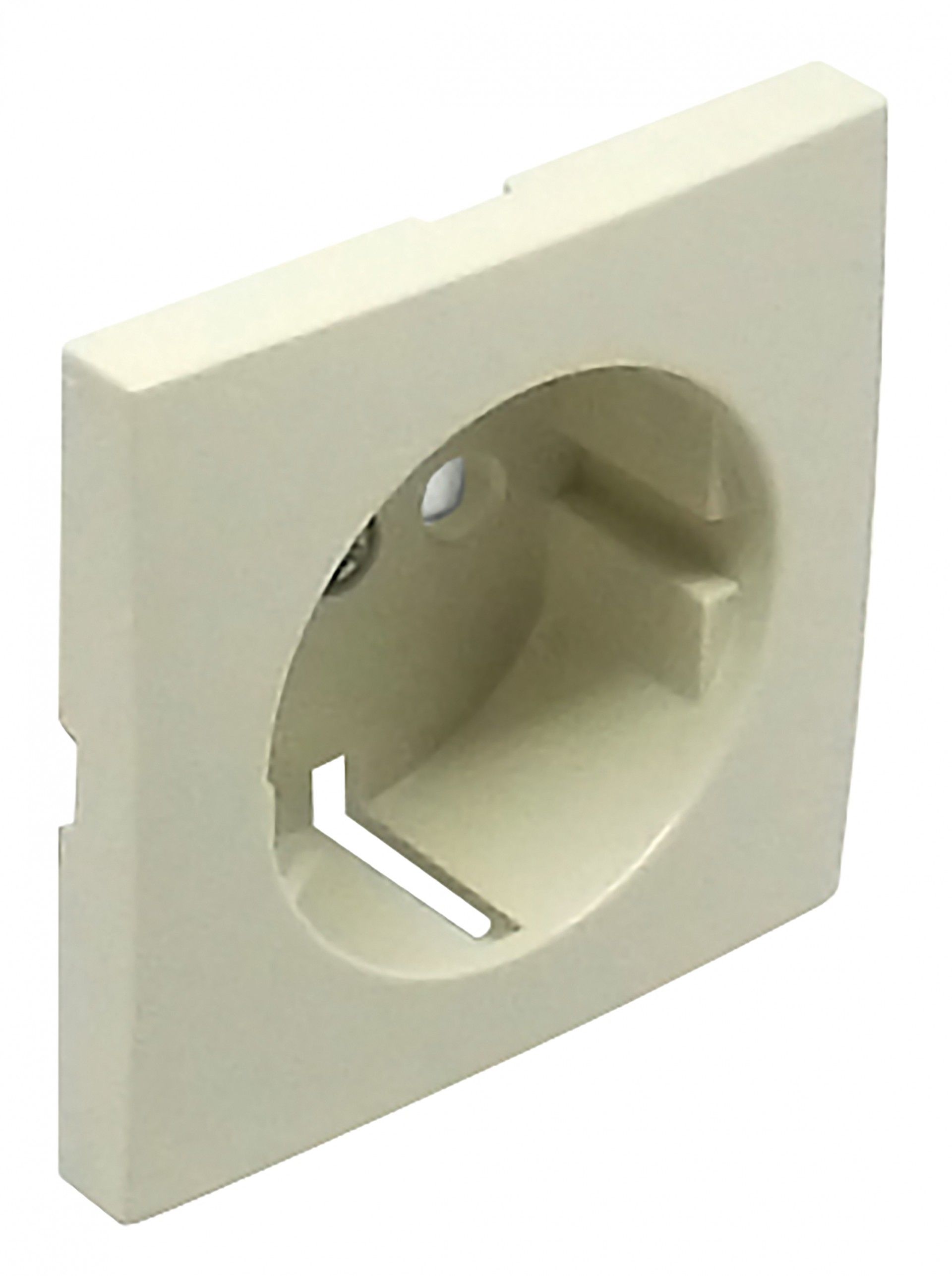 Centro Schuko Marfim com Obturador Logus 90
