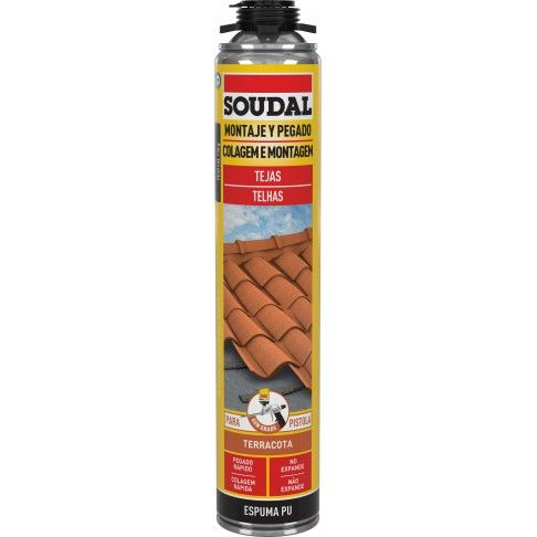 Espuma PU Pistola para Telhas Terracota 750ml Espuma PU Pistola para Telhas Terracota 750ml