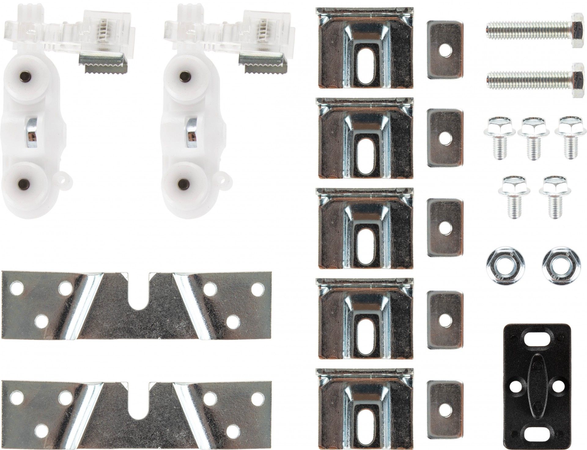 Kit Acessórios Porta Deslizante Exterior Branco