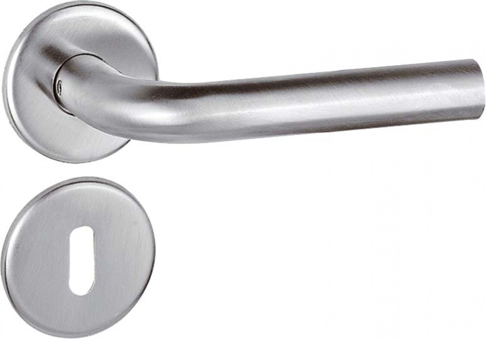 Puxador Porta 5312 C/Roseta Inox