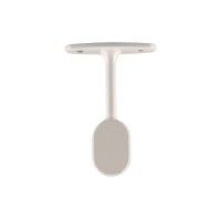 Suporte Oval Teto Branco para Roupeiro Suporte Oval Teto Branco para Roupeiro