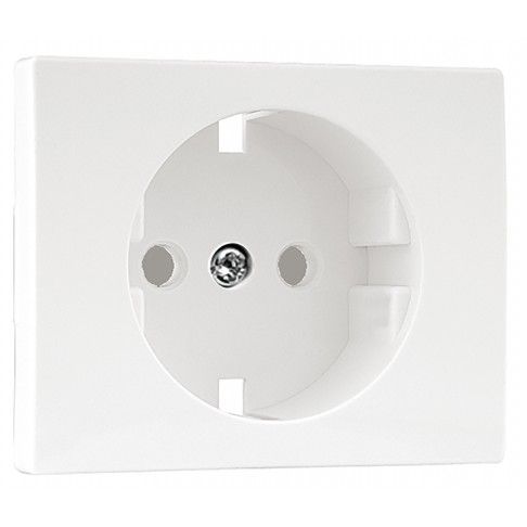 Centro Schuko com Obturador Branco Sirius Centro Schuko com Obturador Branco Sirius