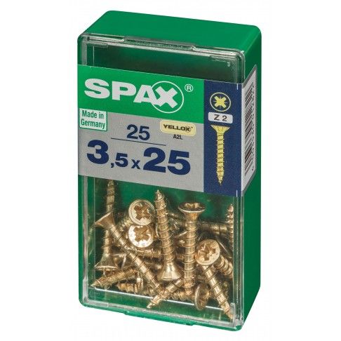 SPAX CP YELLOX 3,5x25mm S SPAX CP YELLOX 3,5x25mm S