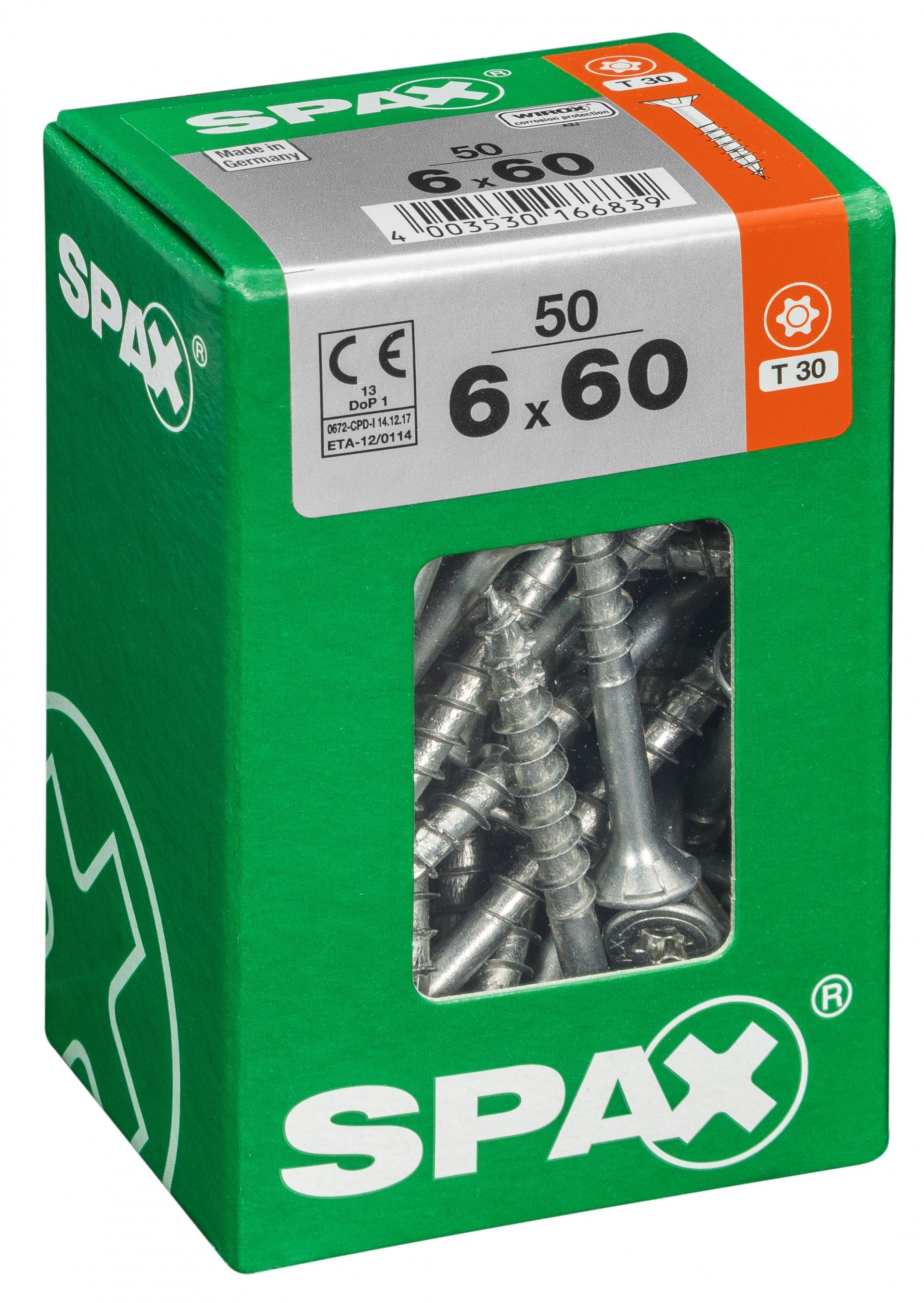 SPAX TRX CP WIROX 6x60mm L