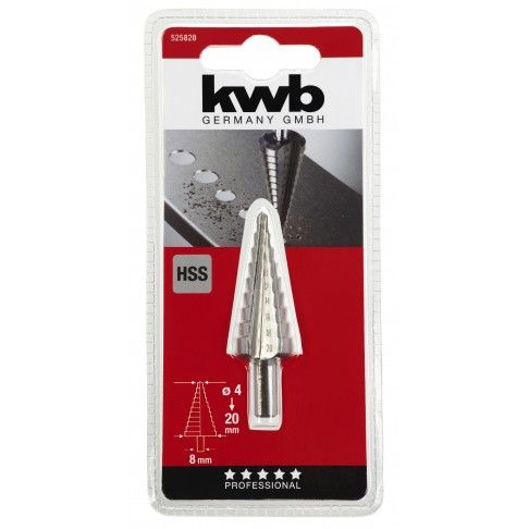 Broca Cônica HSS 4-20MM SB Broca Cônica HSS 4-20MM SB