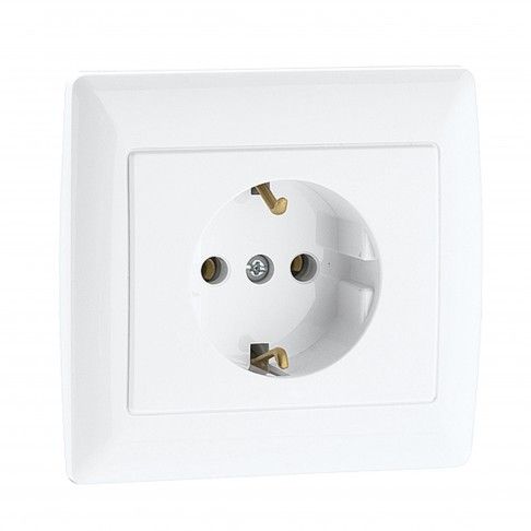 Tomada Schuko Mono 2p+T Sirius 70