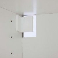 Suporte de Armário Regulável Branco Suporte de Armário Regulável Branco