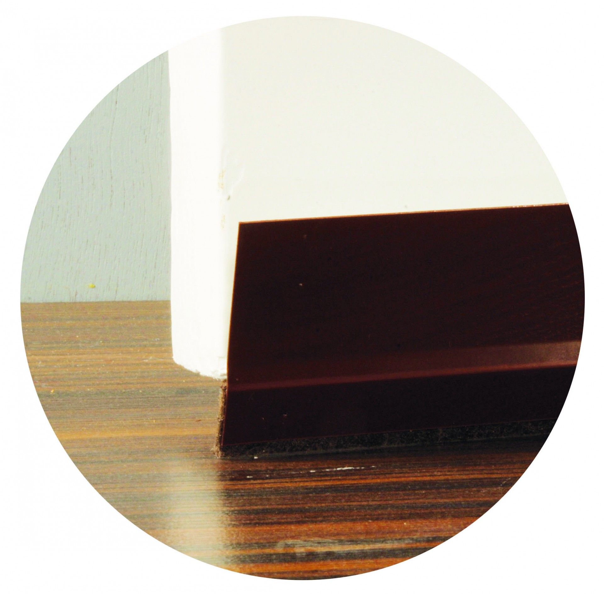 Perfil Borracha Flexível Castanho