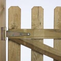 Dobradi�a 'T' Americana; Preto; 127mm