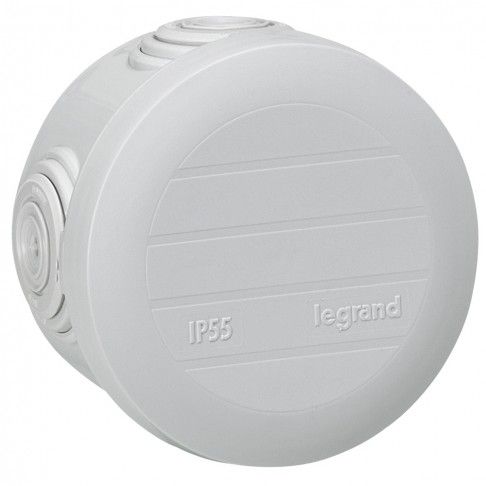 Caixa Estanque Redonda 60mm C/4 Boquilhas LEGRAND Caixa Estanque Redonda 60mm C/4 Boquilhas LEGRAND
