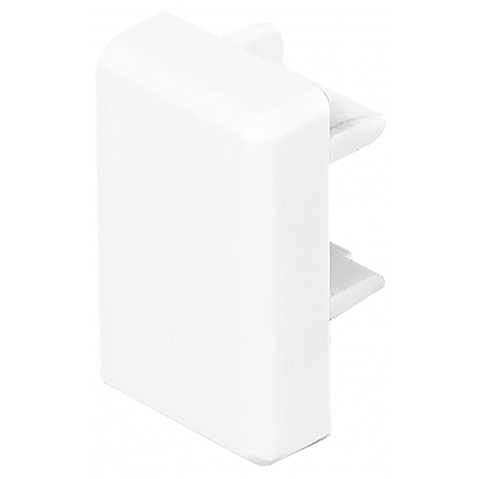 Topo para Calha 32x16mm Branco Topo para Calha 32x16mm Branco