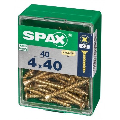 SPAX CP YELLOX 4x40mm M 