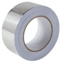 FITA ALUMINIO ADESIVA SILICONADO c/papel 50M FITA ALUMINIO ADESIVA SILICONADO c/papel 50M