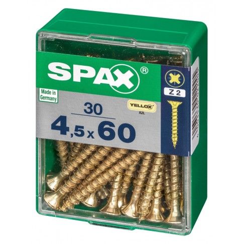 SPAX CP YELLOX 4,5x60mm M SPAX CP YELLOX 4,5x60mm M
