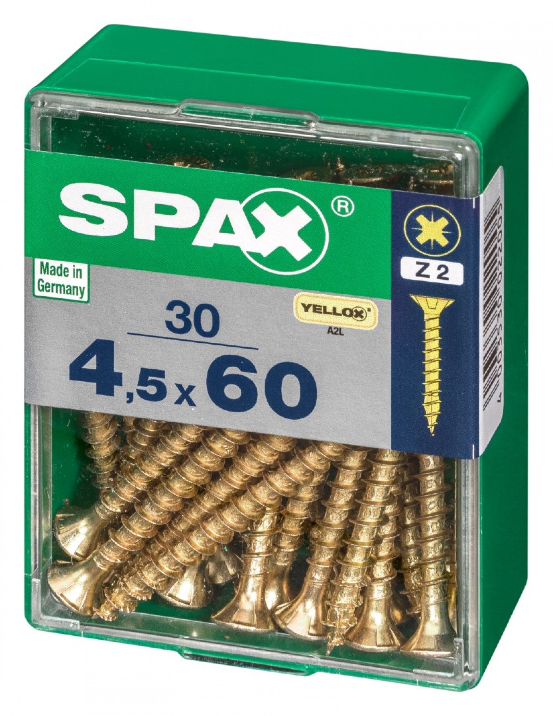 SPAX CP YELLOX 4,5x60mm M