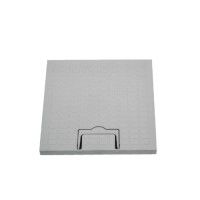 Tampa Pp S/Aro 30x30cm Reforçada Tampa Pp S/Aro 30x30cm Reforçada