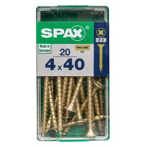 SPAX CP YELLOX 4x40mm S 