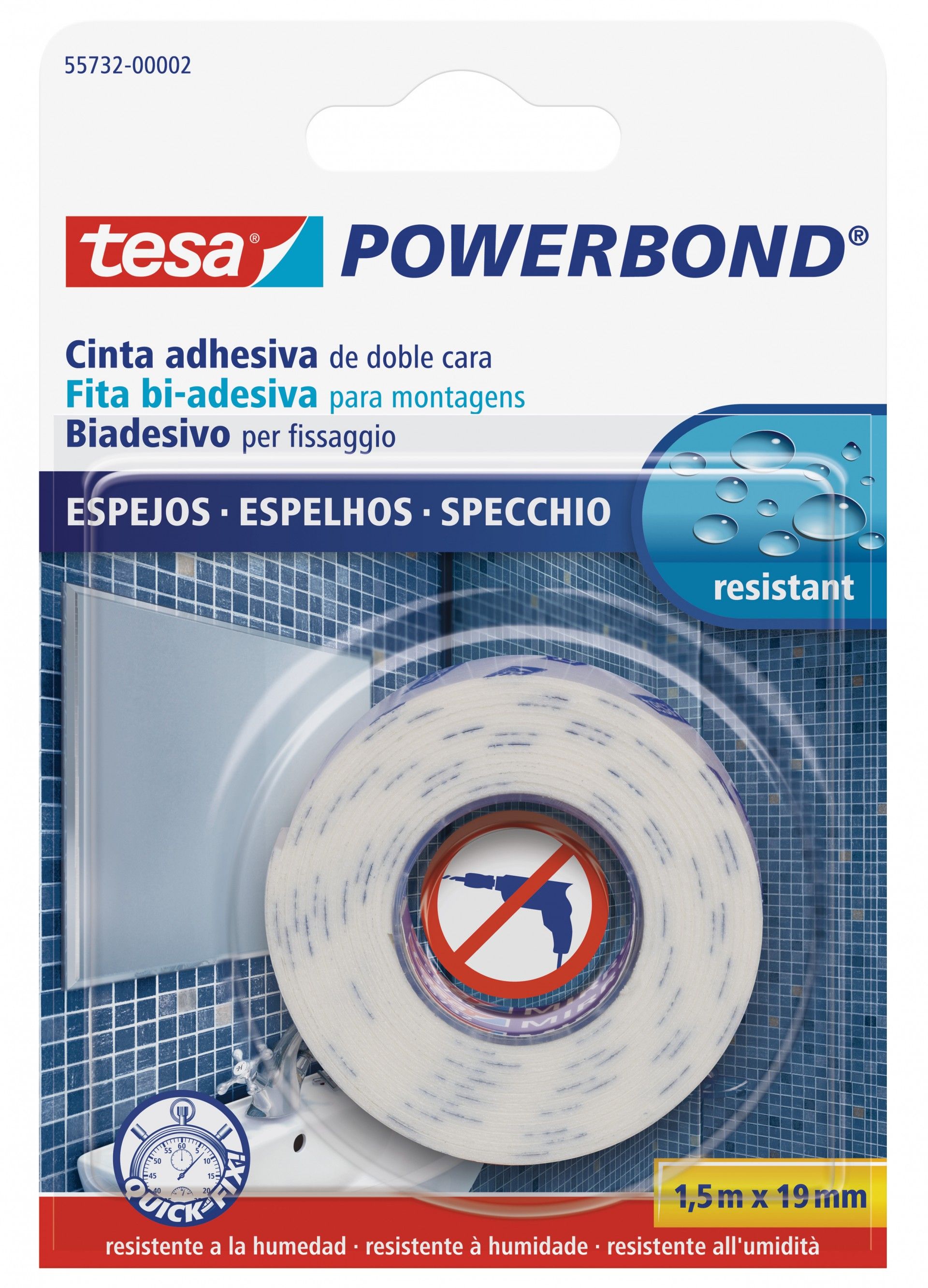 Fita Bi-adesiva Espelhos Powerbond