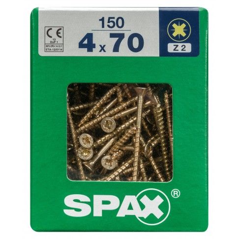SPAX CP YELLOX 4x70mm XL SPAX CP YELLOX 4x70mm XL