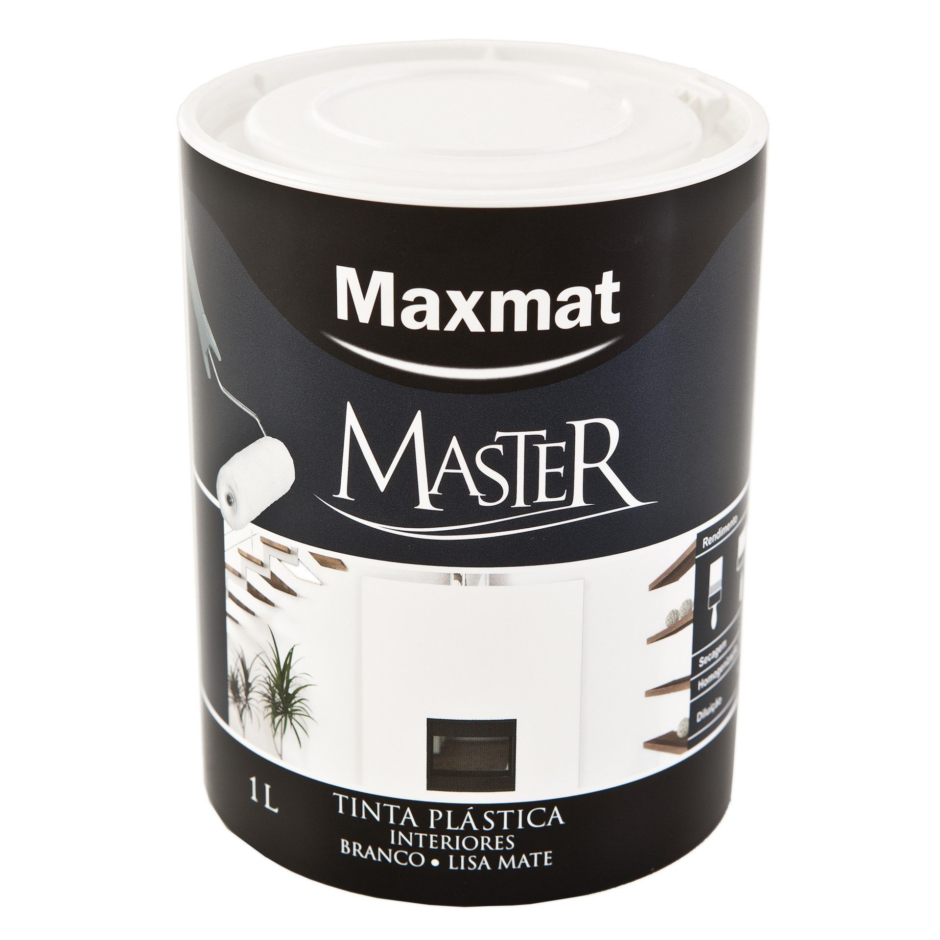 Tinta Master Branca Lisa Mate 1L