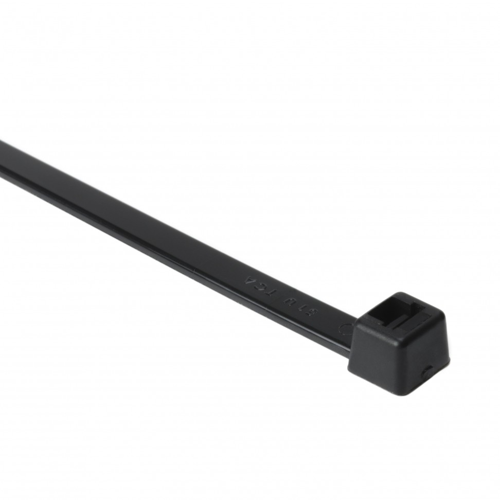 Abra�adeiras Serrilha 100x2,5mm Preto 50 unidades