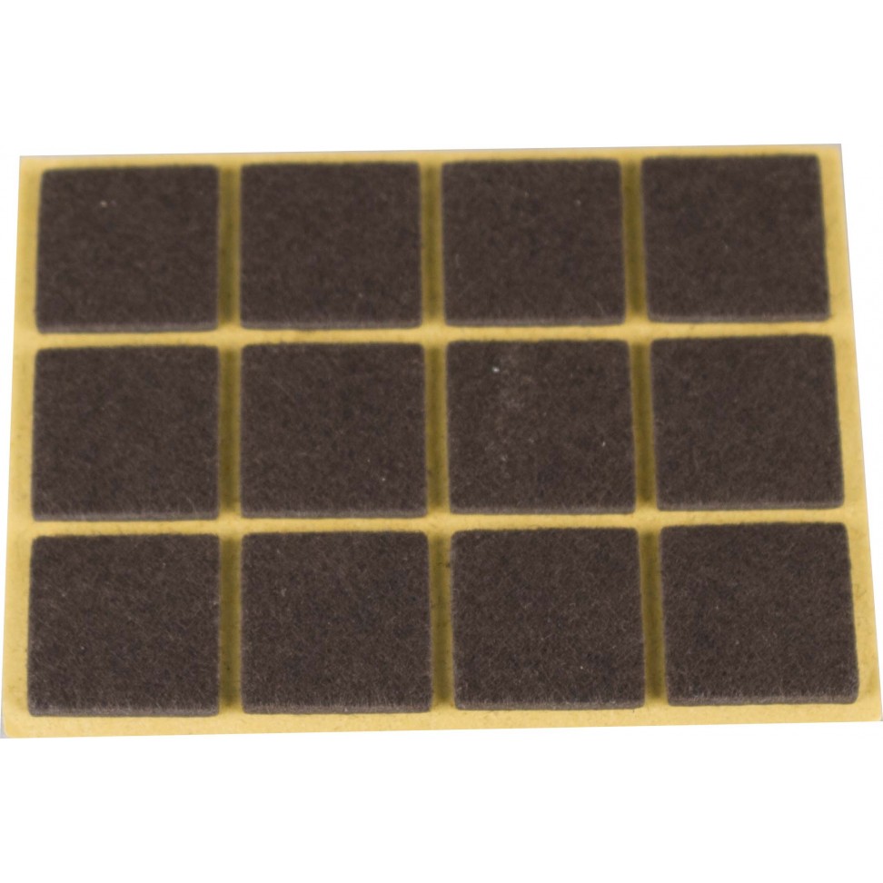 Feltros Adesivos Quadrados 24x24mm 24 unidades Feltros Adesivos Quadrados 24x24mm 24 unidades