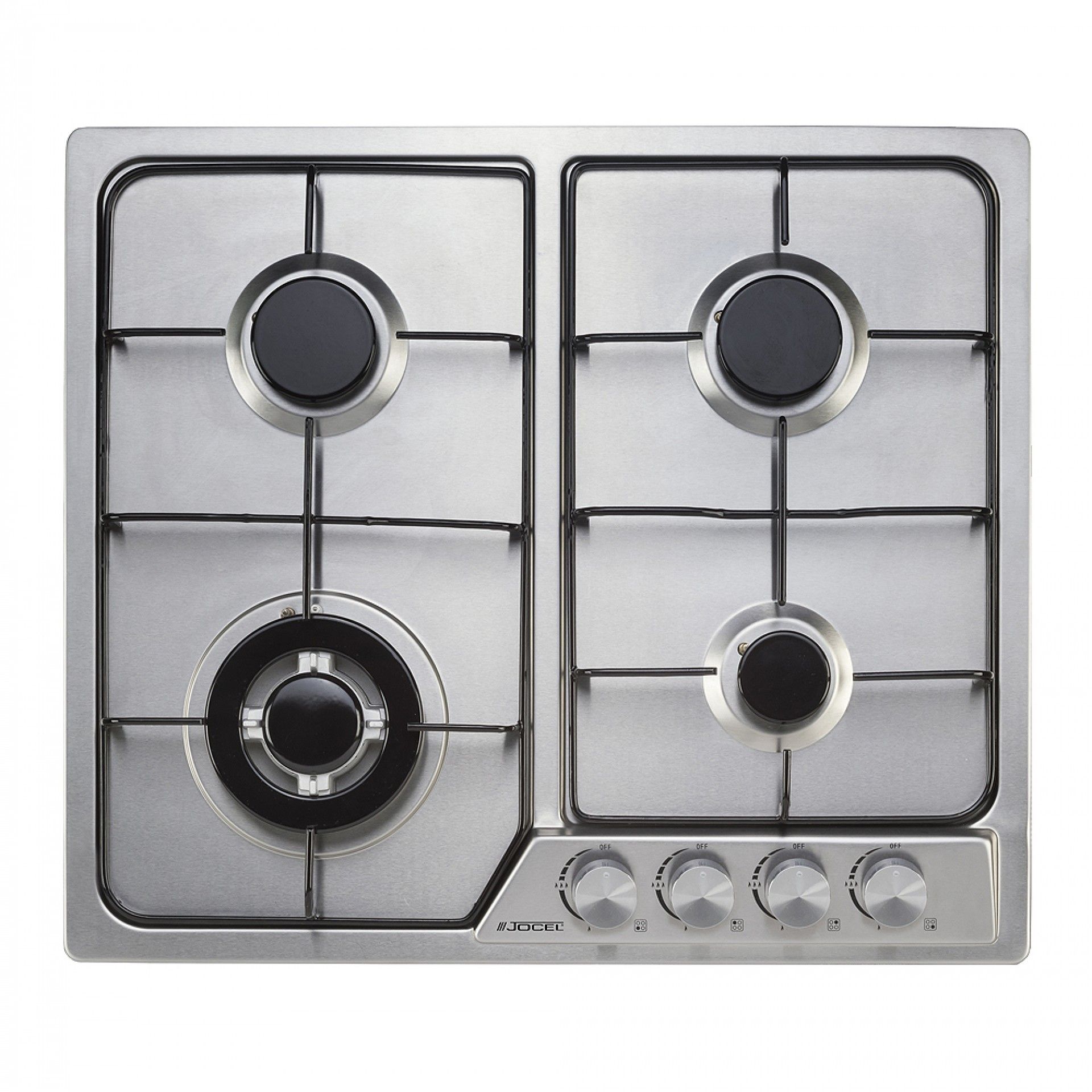 Placa Encastrar Inox 4 Gás