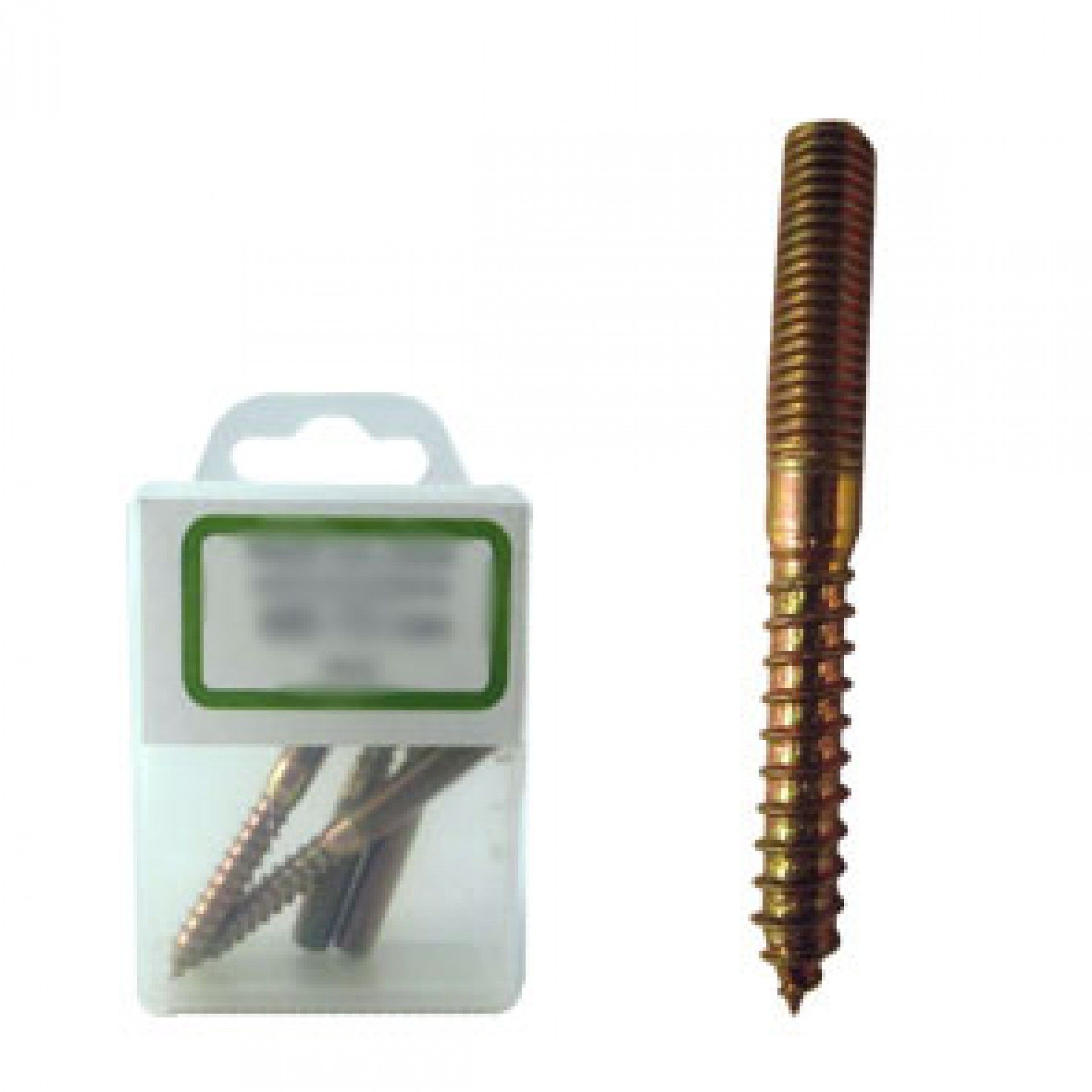 Parafuso Rosca Madeira/ Metal M8-70 4 unidades