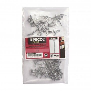 Parafuso Aglomerado Cabe�a Embeber Pz 3x16