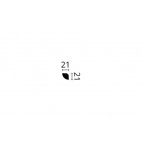 Sanca em Poliestireno Nomastyl Qr 20x20mm-2m Sanca em Poliestireno Nomastyl Qr 20x20mm-2m