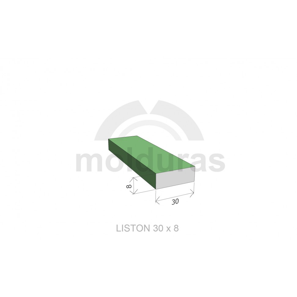 Ripa Abeto Aplainada 08x30x2400mm
