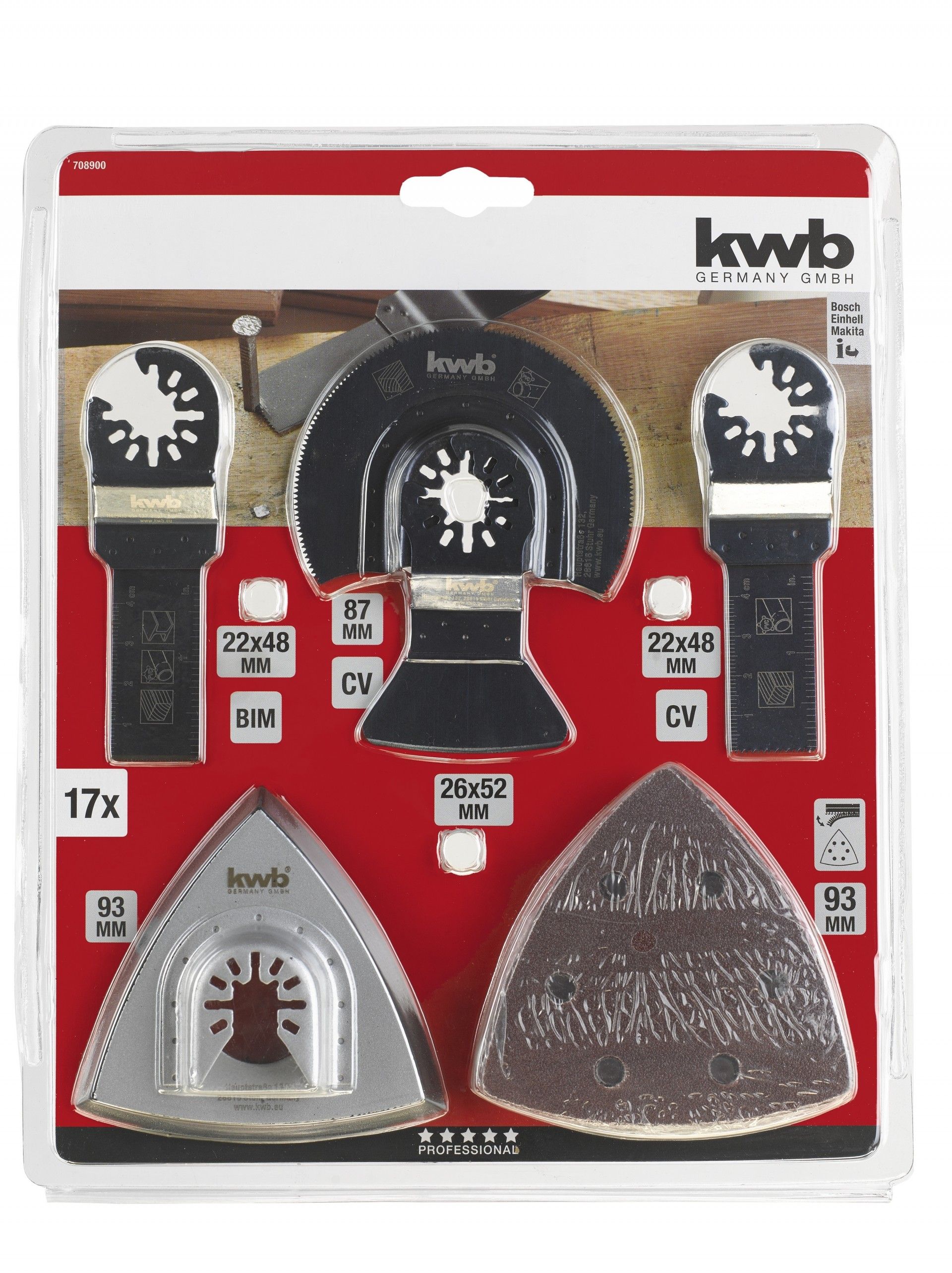 Set Acessórios Multiferramentas SB 17 unidades