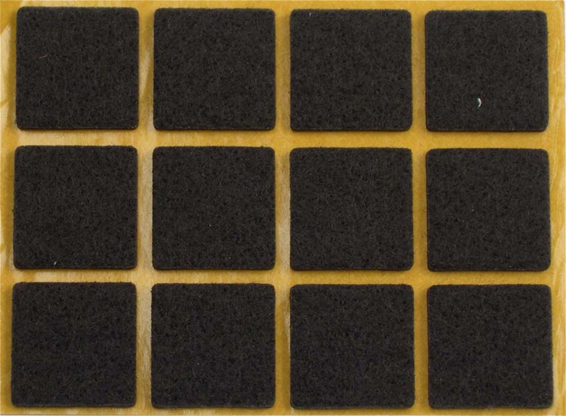 Proteção Adesivo Feltro 20x20mm Castanho