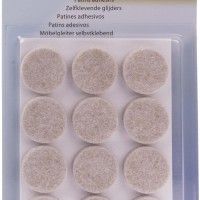 Feltros Adesivos D22mm 12 unidades Feltros Adesivos D22mm 12 unidades