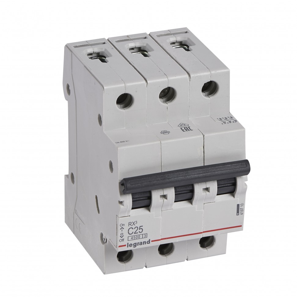 Disjuntor Rx3 3p C25 4500a LEGRAND Disjuntor Rx3 3p C25 4500a LEGRAND