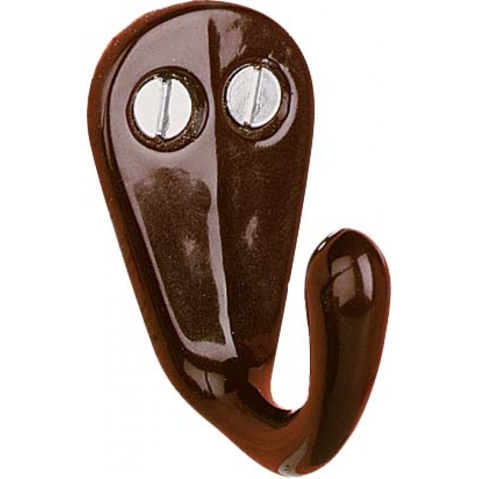 Gancho Alum�nio 40mm Castanho