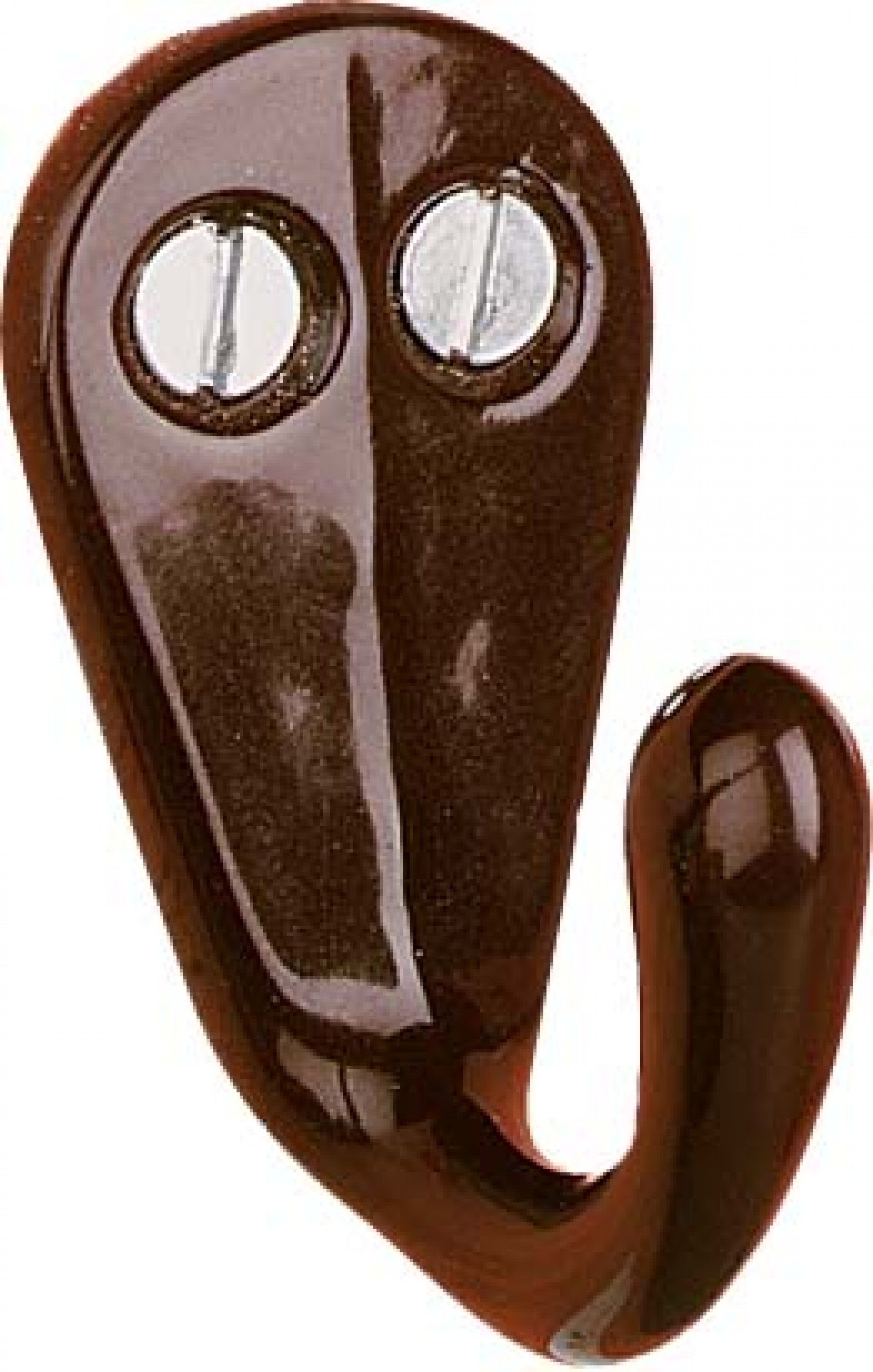 Gancho Alumínio 40mm Castanho