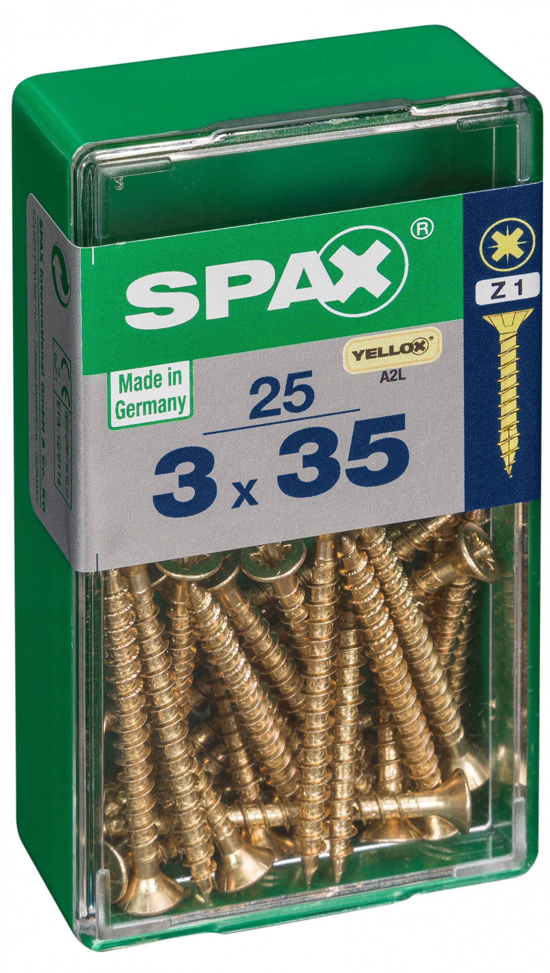 SPAX CP YELLOX 3x35mm S