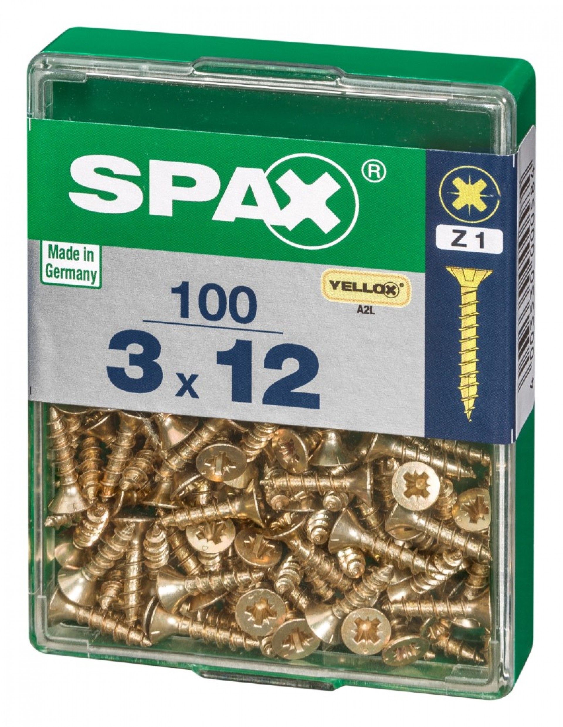 SPAX CP YELLOX 3x12 mm M