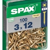 SPAX CP YELLOX 3x12 mm M SPAX CP YELLOX 3x12 mm M