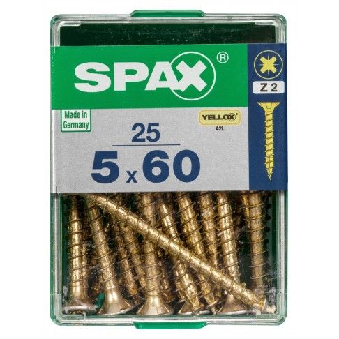 SPAX CP YELLOX 5x60mm M 