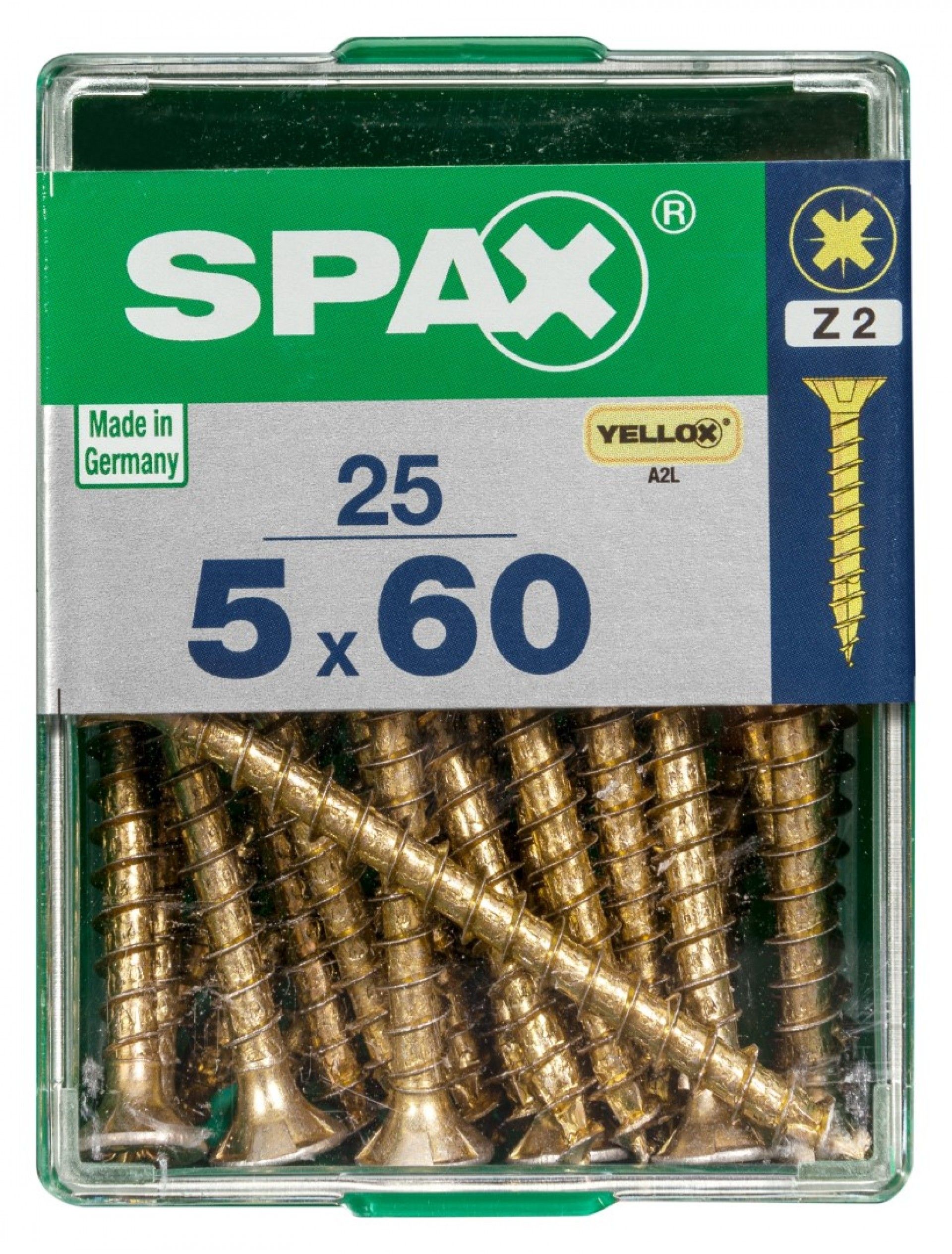 SPAX CP YELLOX 5x60mm M